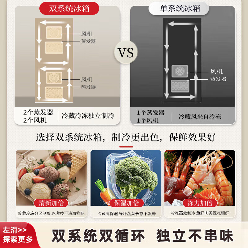 TOSHIBA Dabai Tao PRO483 Thin Zero Embedded Dual System Refrigeration Automatic Ice Making, Sterilization and Odor Purification Level One Energy Efficiency Multi-Door Double Door Refrigerator GR-RM483WI-PG1B3 GR-RM483WI-PG1B3