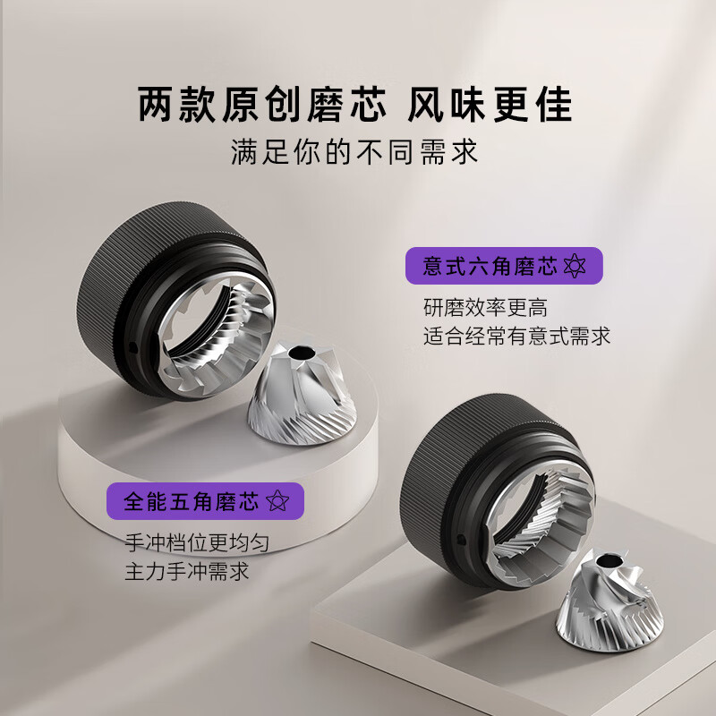 MAVO Wizard 20 Hand Grinder Coffee Grinding Artifact Manual CNC Wizard 1.0-Version (Deep Space Gray)