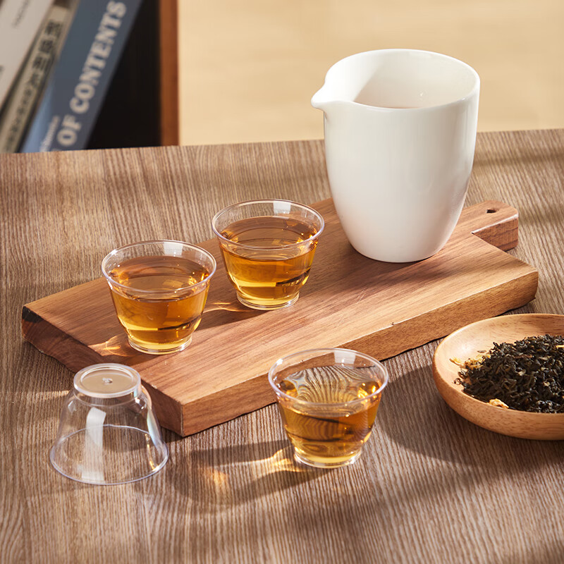 Aomo disposable kung fu tea cup thickened aviation water cup tea cup high-end heat-resistant tea cup wine cup 36 pieces