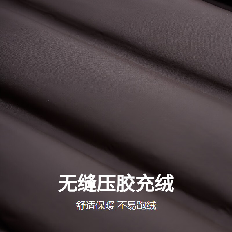 Dances with Wolves Duck Down Liner Textured Lapel Work Jacket Men's Commuting Warm Down Jacket 316 Cocoa Brown 2XL