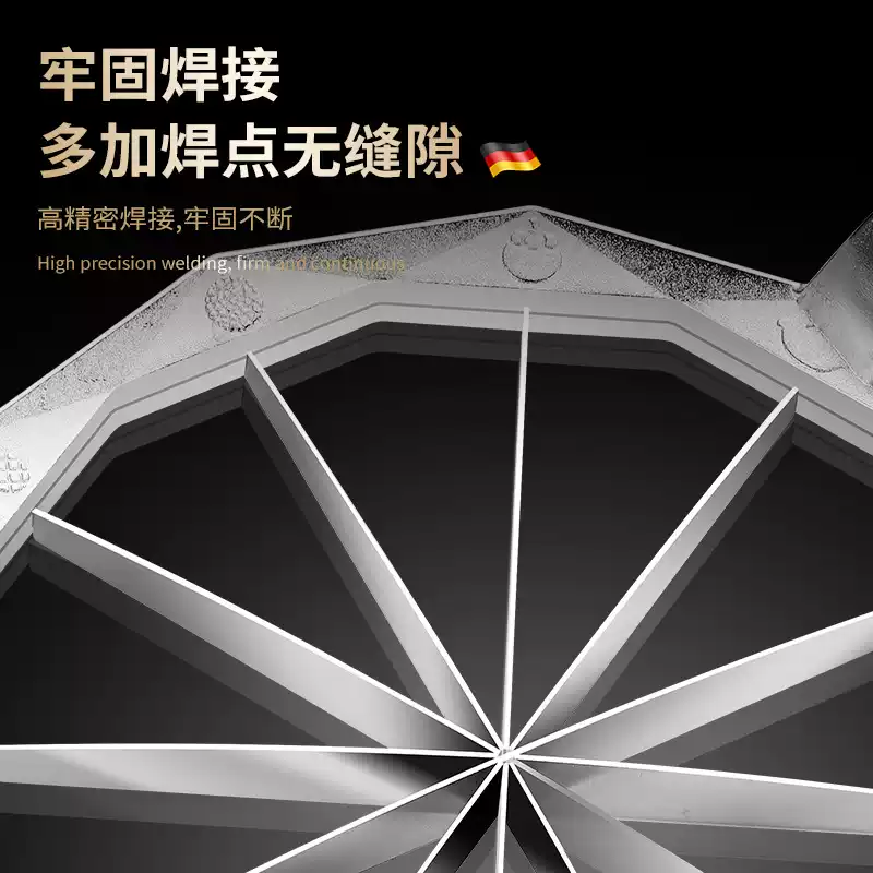 Wing Fantasy 304 stainless steel large watermelon cutter artifact to split and eat watermelon cut cantaloupe cutter fruit cutter large watermelon slicer