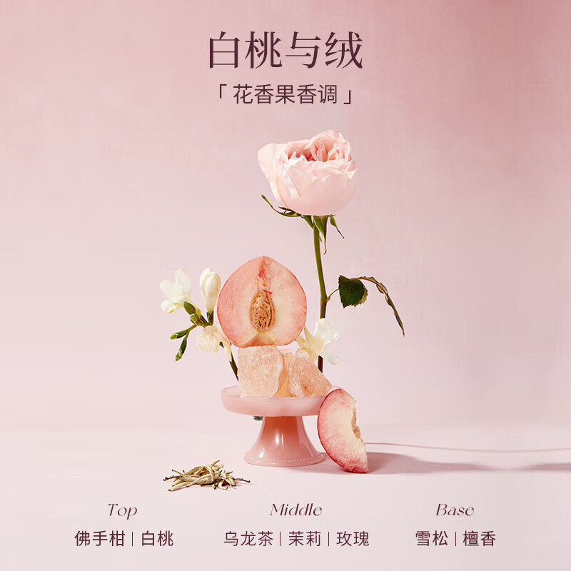 AARYE fragrance care set 100g (white peach and velvet) shower gel + hand cream + body cream on clearance