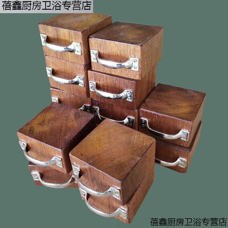 Chiweng solid wood small and medium-sized car jack booster pad square top wood pineapple grid mahogany pad solid wood small and medium-sized car solid wood small and medium-sized car jack booster pad square