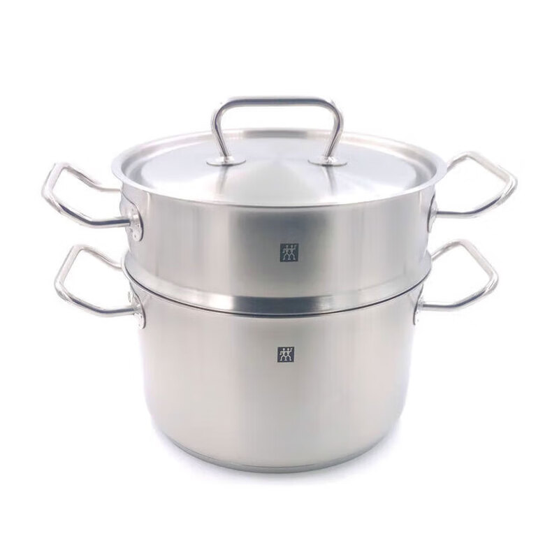 Zwilling (ZWILLING) German classicII 24cm soup pot, stew pot, 24cm steamer, steamer grid, steamer pot set