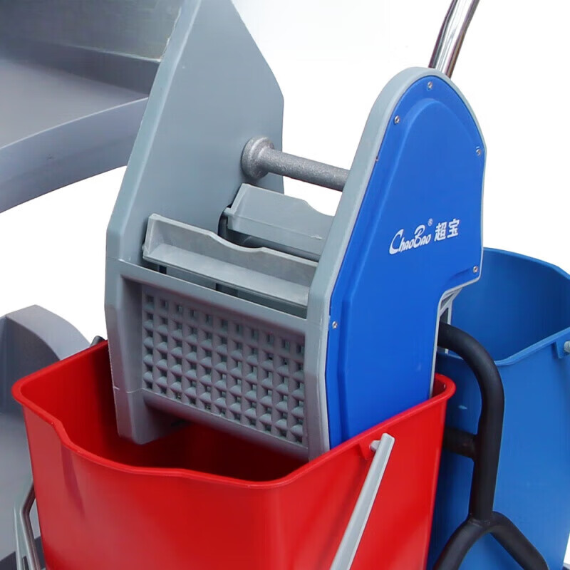 Tongrong Cuichaobao multifunctional hand push cleaning cart hotel room service linen cart property cleaning tool cart gray covered cleaning cart D-11-1