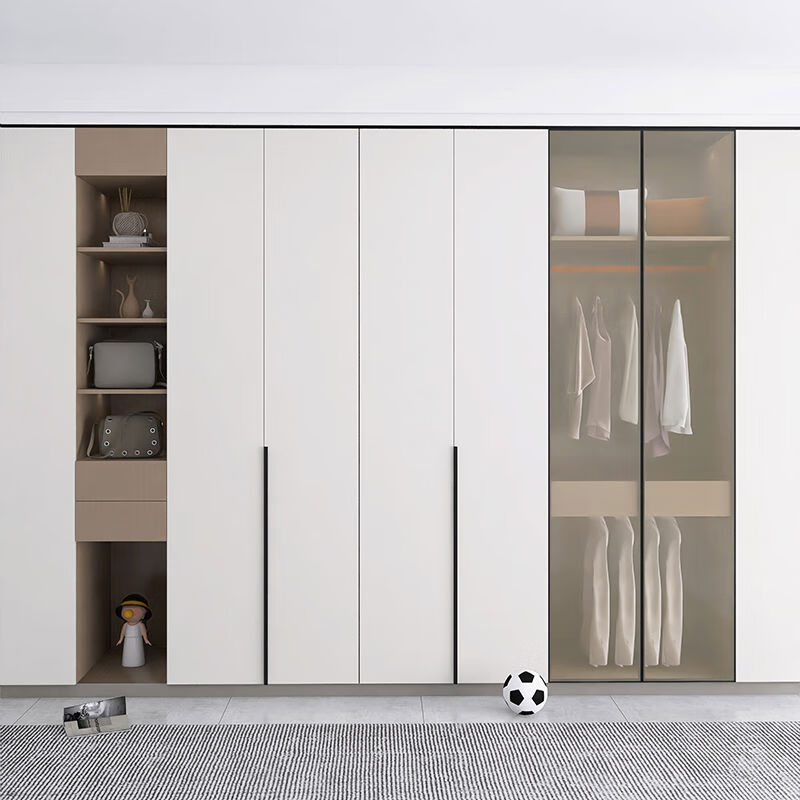 Pupan Xianghe Furniture Millennium Boat Grade Rubber Wooden House Customized Wardrobe Entry Shoe Cabinet Grade Rubberwood + European Pine Door Door with Cabinet Installation House Customized Back Panel 18mm