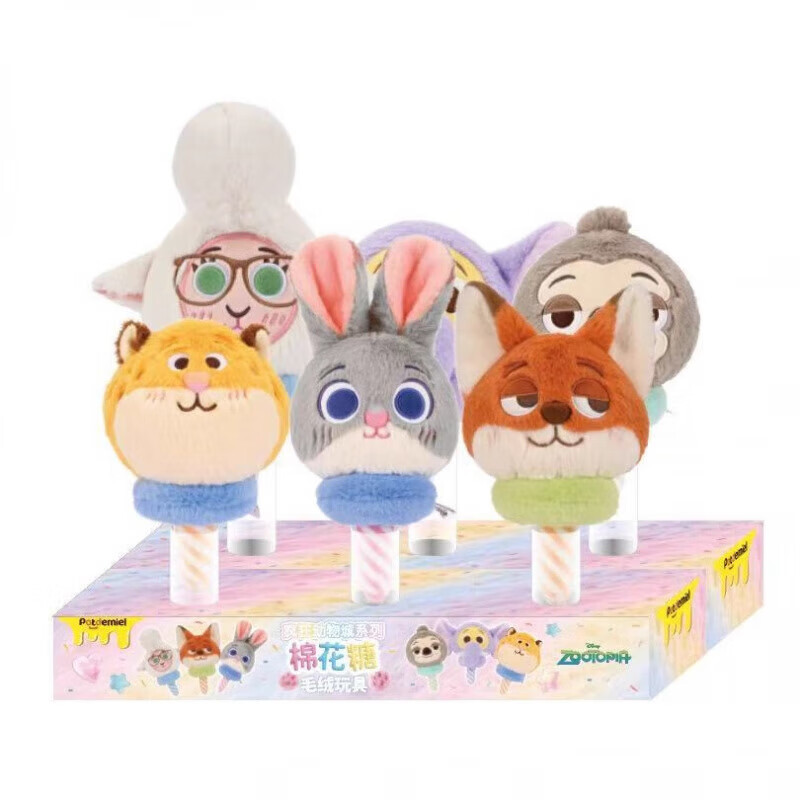 Disney Genuinely Authorized Zootopia Judy Nick Fox Marshmallow Series Plush Doll Doll Pendant 21cm Disney Zootopia Nickelodeon Marshmallow Doll Genuinely Authorized + Anti-Counterfeiting Label
