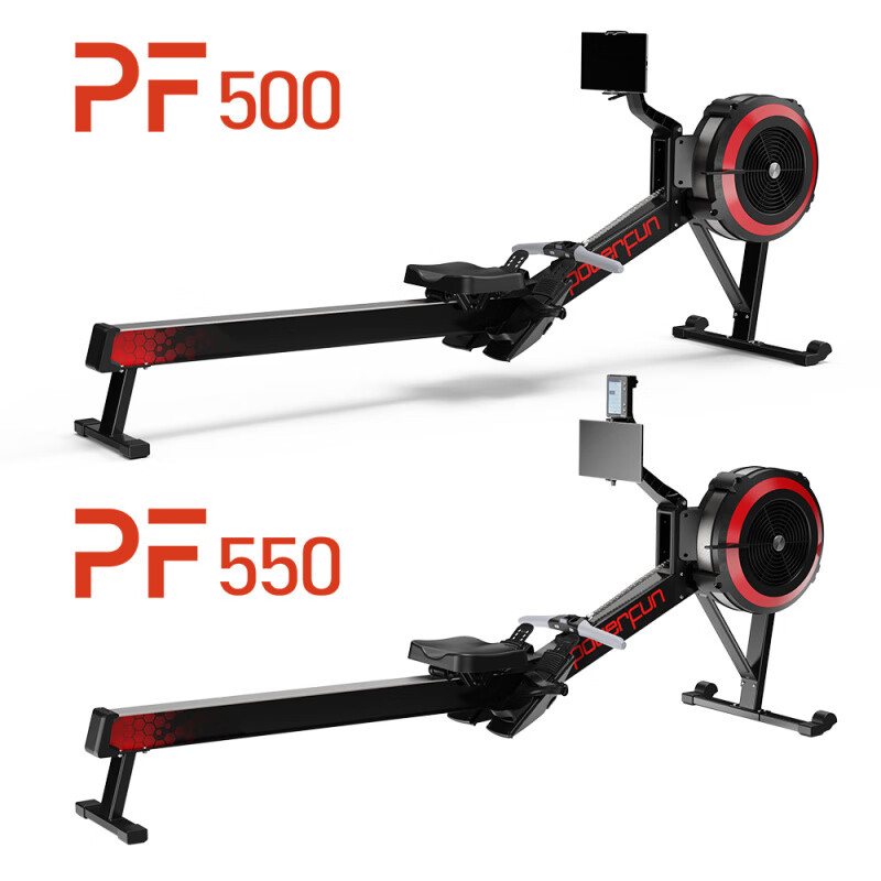 POWERFUN500/550 Land Rowing Wind Resistance Dynamometer Rowing Paddle PF500 Black (Standard Model)