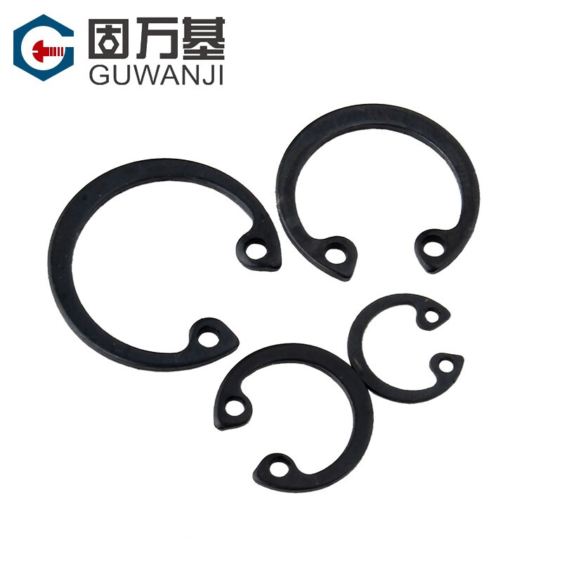 Guwanji 65 manganese steel hole with circlip inner circlip C-type retaining ring hole card stainless steel hole with elastic retaining ring national standard accessories 47 20 pieces 65 fierce