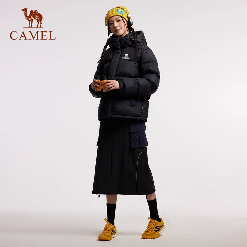 Camel Dilireba's same style Yushen PRO women's goose down jacket winter new style windproof bread jacket for men and women