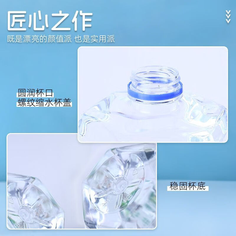 MPPMCK Dumbbell Mineral Water Dumbbell Natural Mineral Water Fitness Dual-Purpose 1.5L*1 Bottle of Healthy Drinking Water Fitness Dual-Purpose Dumbbell Water Cup 1.5L*1