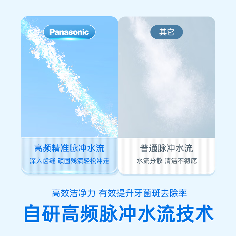 Panasonic dental rinser for children and adults, dental cleaner, water flosser, portable retractable dental cleaner, dental rinser, birthday, New Year's Day, New Year's gift for boyfriend and girlfriend DJ33 white