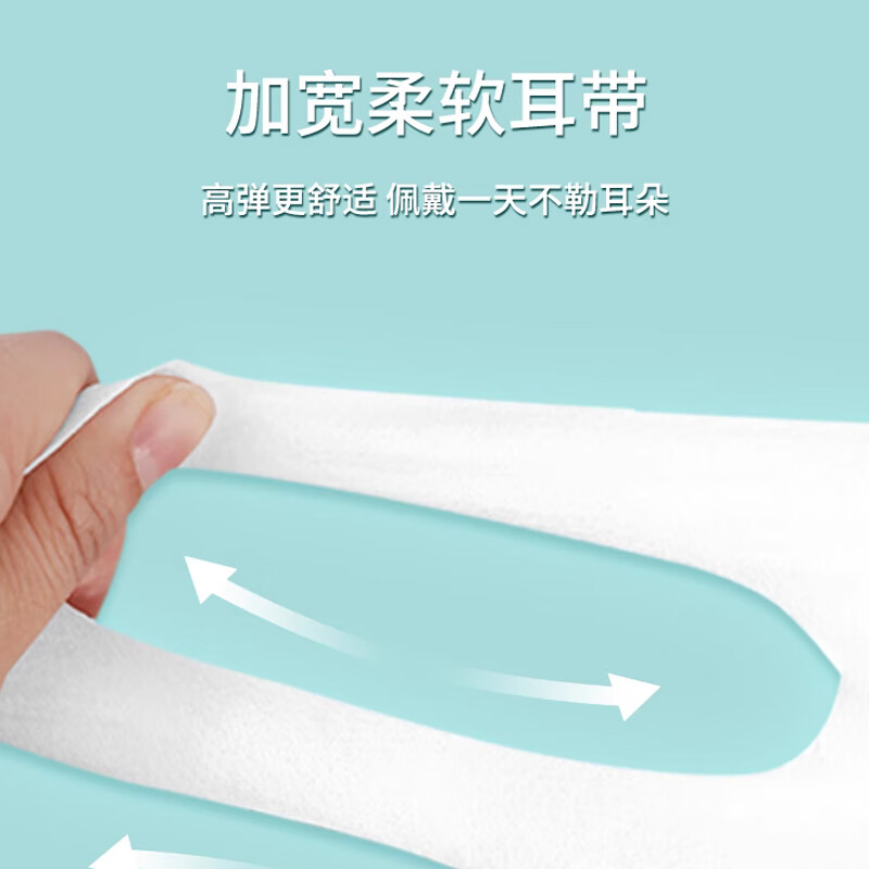 First Doctor Disposable Medical Masks for Adults High-Looking Men and Women Autumn and Winter Dustproof Individually Packed Masks 30 White