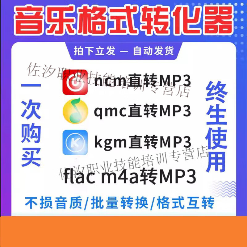 Audio format ncm kgm flac mgg m4a kgg mp4 to mp3 music converter video MP4 WIN computer version converter