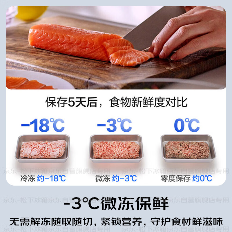 Panasonic Waguang Mirror 515L French multi-door mirror refrigerator household ultra-thin zero-embedded automatic ice making first-class energy efficiency trade-in NR-52GBXJ3-M national subsidy