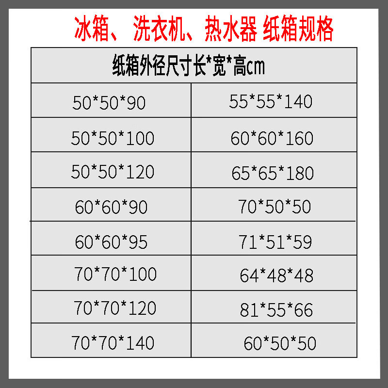 Small refrigerator outer packaging box with anti-collision foam, transportation, packaging, freezer box, carton box, express carton box, carton + corner protector + pearl cotton 50*50*90cm (small refrigerator)