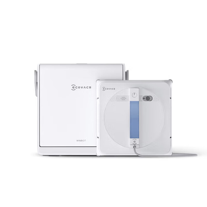 ECOVACS W1s Plus newly upgraded outdoor anti-fall high-rise artifact base station version window cleaning robot white W1S plus