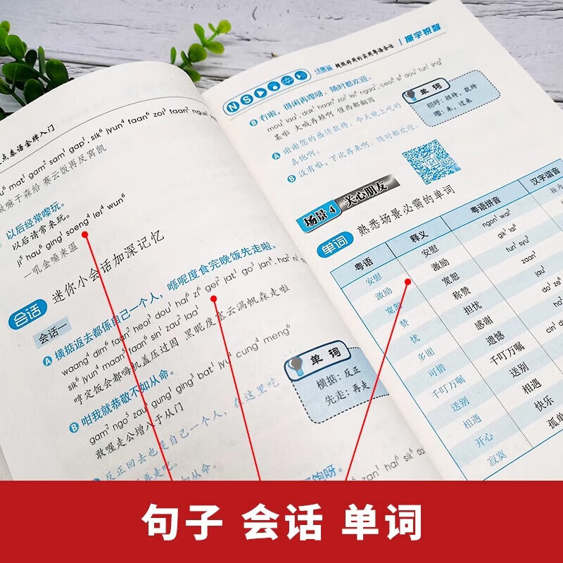 Genuine free shipping, gold medal introduction to Cantonese from scratch. If you can speak Chinese, you can speak Cantonese. Learn authentic Cantonese from scratch, emergency speaking Cantonese books, Cantonese self-study for beginners, basic introductory textbooks, and zero-based learning Cantonese books.