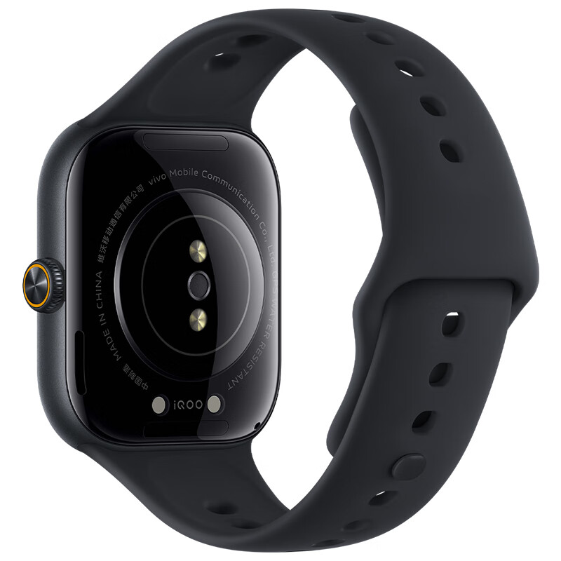 Vivo iQOO WATCH GT 2 Bluetooth version, soft rubber strap, phantom black, 2.07-inch ultra-bright panoramic screen, e-sports mode 2.0 smart watch