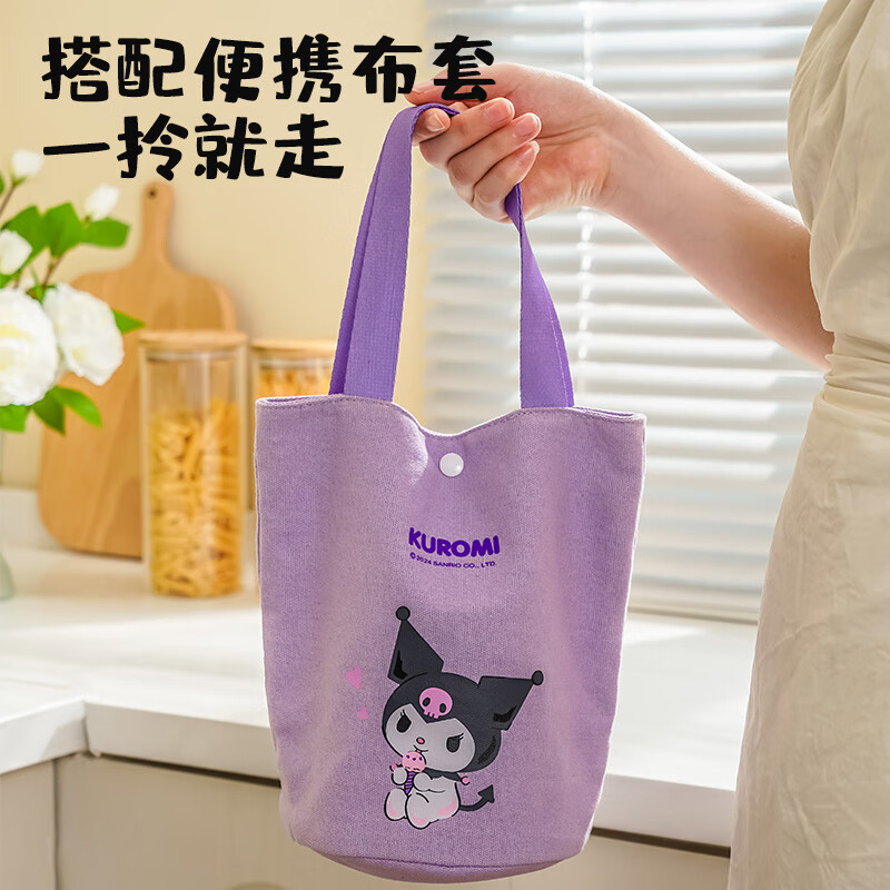 TAFUCO 316 stainless steel stew kettle large capacity portable lunch box T0273 Coolomi insulated lunch box large capacity 1.0L_independent layering