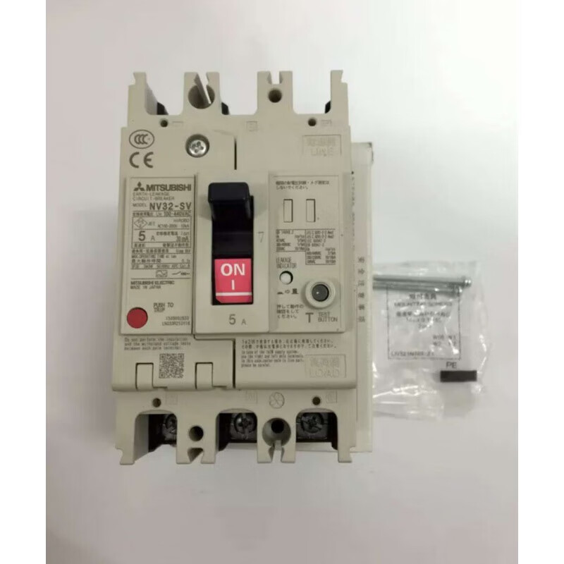 Earth leakage circuit breaker NV32-SV 3P optional current new 3P 6A