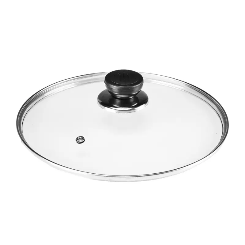 Yusenyi pot lid household tempered glass 32cm wok 302826 transparent high temperature resistant cooking lid 14cm glass lid (suitable for pots with an inner diameter of 13.614.5)