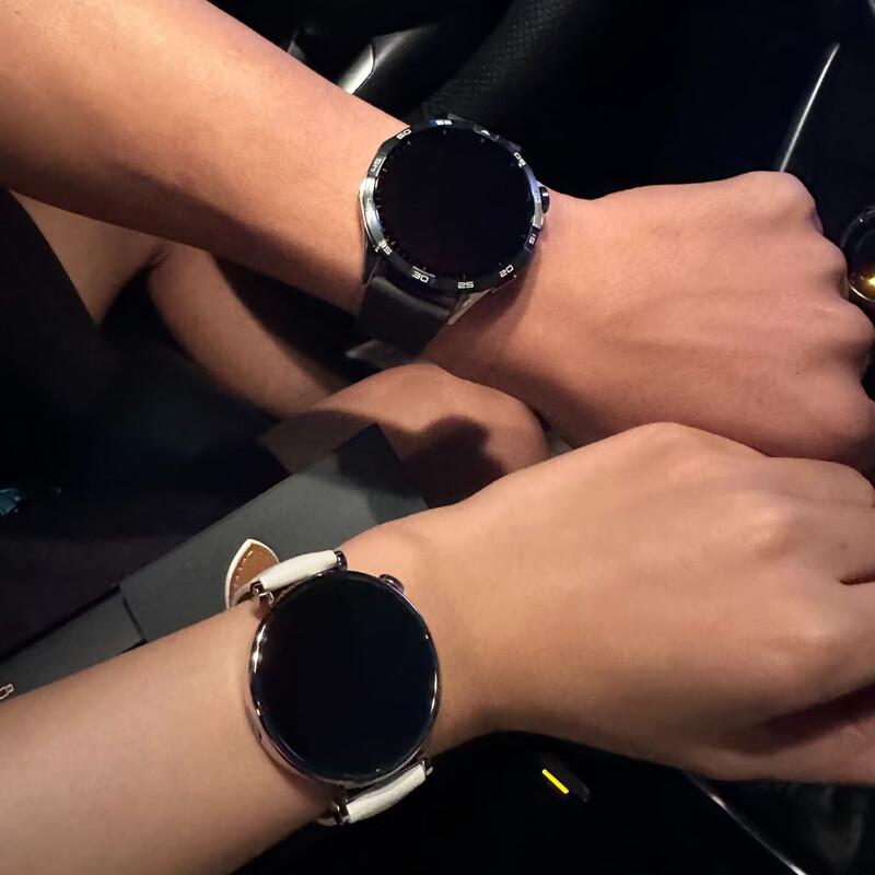 Huawei watch watch gt5 sports smart Bluetooth call swimming waterproof NFC payment blood oxygen heart rate temperature monitor phone WeChat watch couple model Huawei couple model GT5 46 Phantom Black GT5 41 Plain White