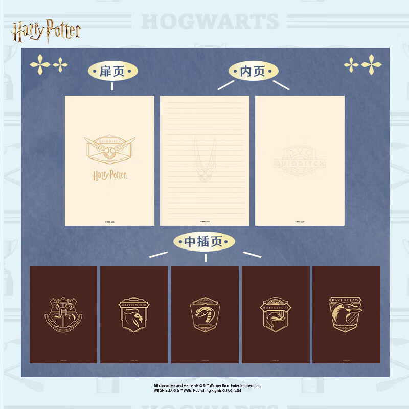 Harry Potter Golden Snitch Notebook, Diary, PU Cover, Retro Account, Creative Peripherals, Gift for Personal Use