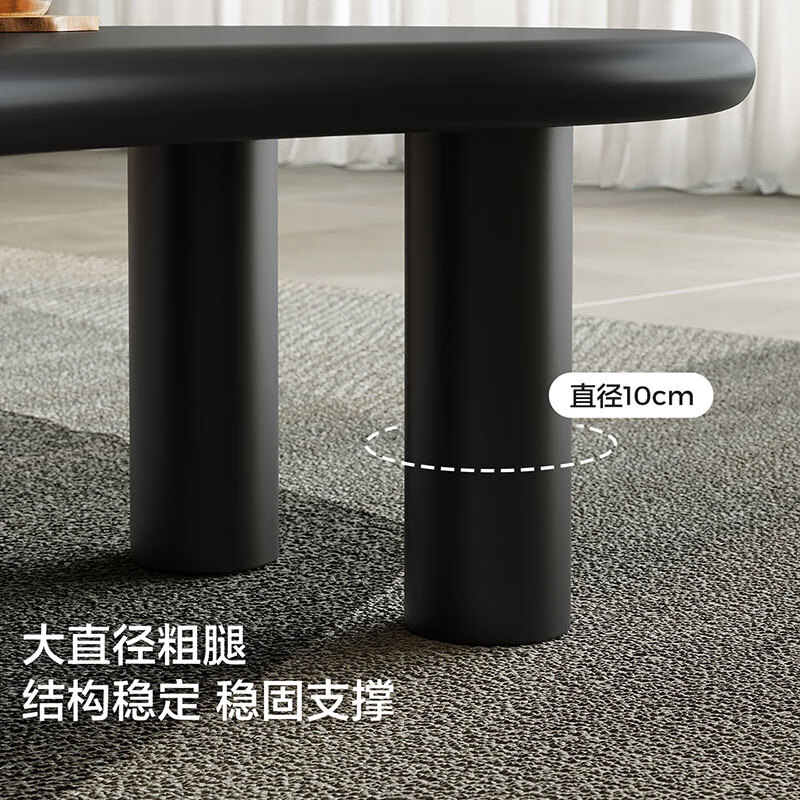 Lin's home cream Fengyunduo coffee table table living room home French style TV cabinet 2025 new small apartment wood industry NU1L