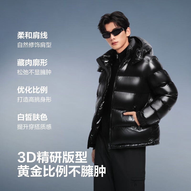 Bosideng winter down jacket, goose down, men's and women's same style puff thickened mall hot selling same style New Year's red jacket