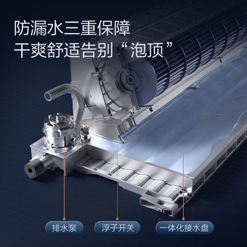 TCL household small blue wing fresh air central air conditioner 3/4/5 HP one to two three four five duct machine 6/7/10 HP variable frequency one-level energy efficiency hidden whole house air conditioner multi-split unit Xiaolanyi fresh air 7 HP one to six free survey independent fresh air