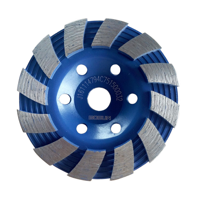 Bosun bowl grinding disc diamond 105mm grinding disc granite marble tool concrete bowl grinding polishing disc (new process large agglomerate) single piece