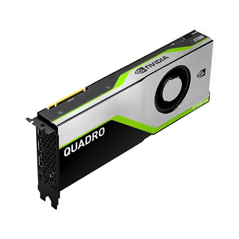 NVIDIA RTX 8000 48GB GDDR6 professional computing card Turing architecture/4608 CUDA core/576 Tensor Core/72 RT Core industrial packaging