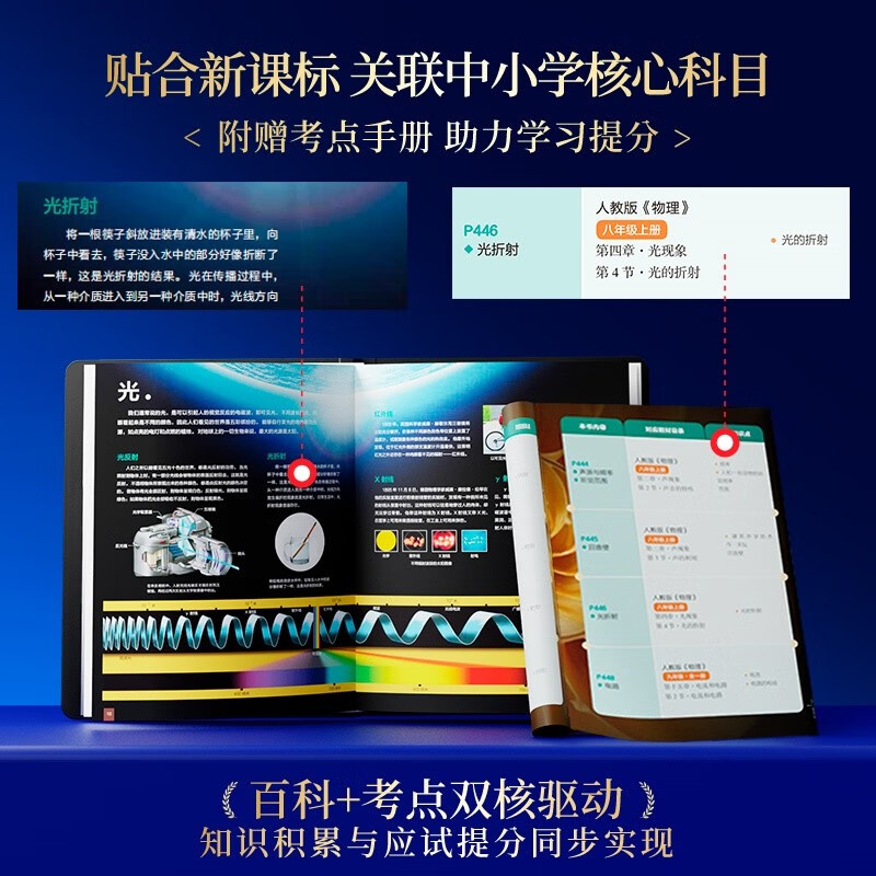 Shiguang Chinese Children's Encyclopedia Collector's Edition with Test Points Manual Hardcover Full Color Knowledge Growth Popular Science Reading Picture Book Extracurricular Reading Books for Primary and Secondary School Students