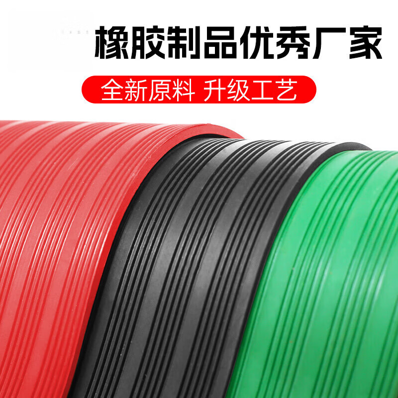 Insulating plastic mat 5mm power distribution room anti-high voltage floor mat power distribution room rubber mat 10kv rubber rubber sheet stripe 3mm 1.5m*10m red withstand voltage 6KV