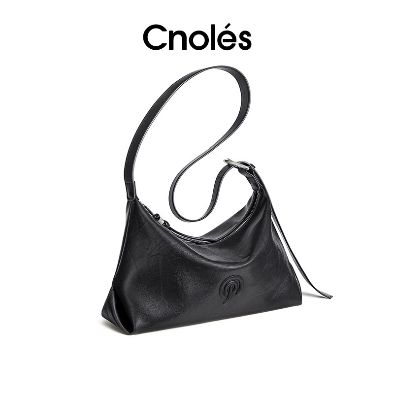 Cnoles vertical star bag for women 2025 latest niche high-end large-capacity relaxed hobo shoulder crossbody bag