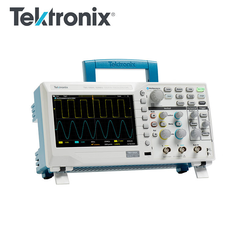 Jiang Zhitaike TBS1072C/1102C/1202C multi-functional dual-channel handheld digital storage oscilloscope 200MHZ TBS1202C (dual-channel bandwidth 200MHZ 6