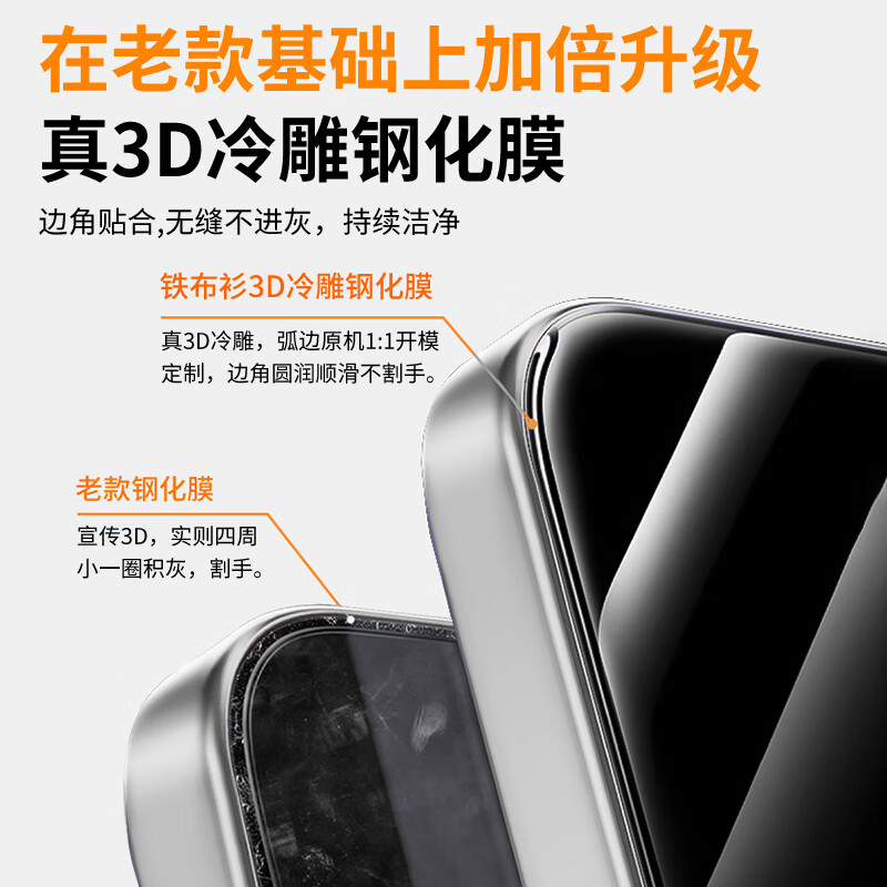 Iron cloth shirt 3D cold carving film suitable for vivox300pro tempered film vivox300pro mobile phone film ultrasonic second unlock full screen high-definition anti-fingerprint protective film 2 pieces