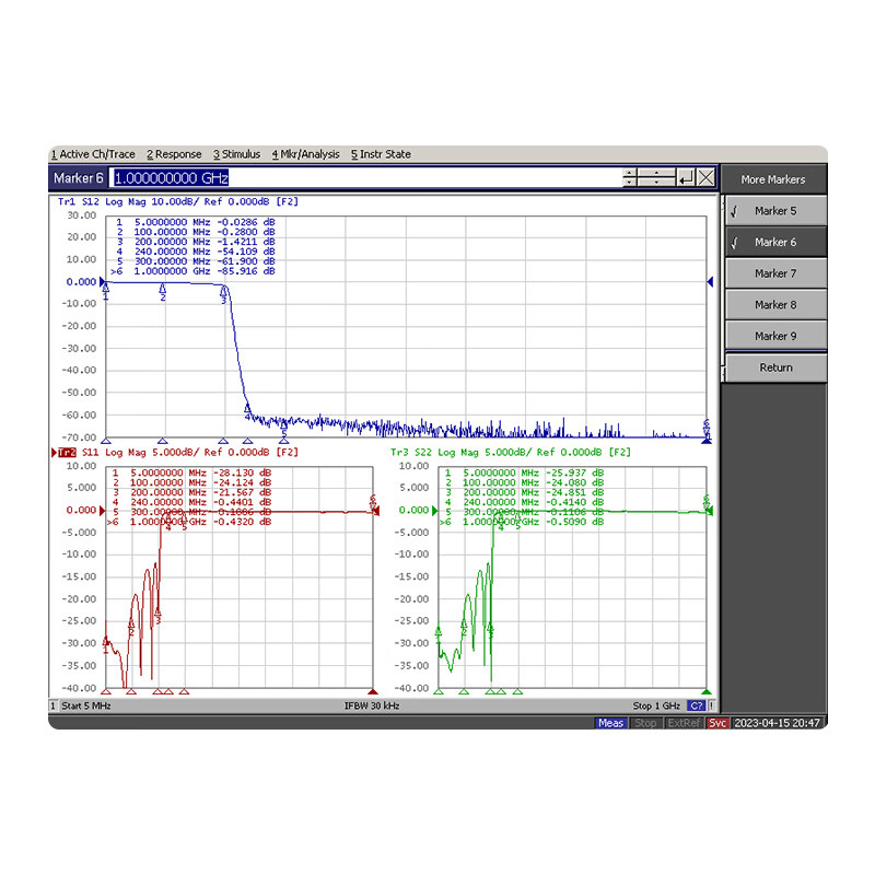 Tianbei LC high pass filter SMA RF filter SMA double female head 1GHz high pass filter-TB-HT06