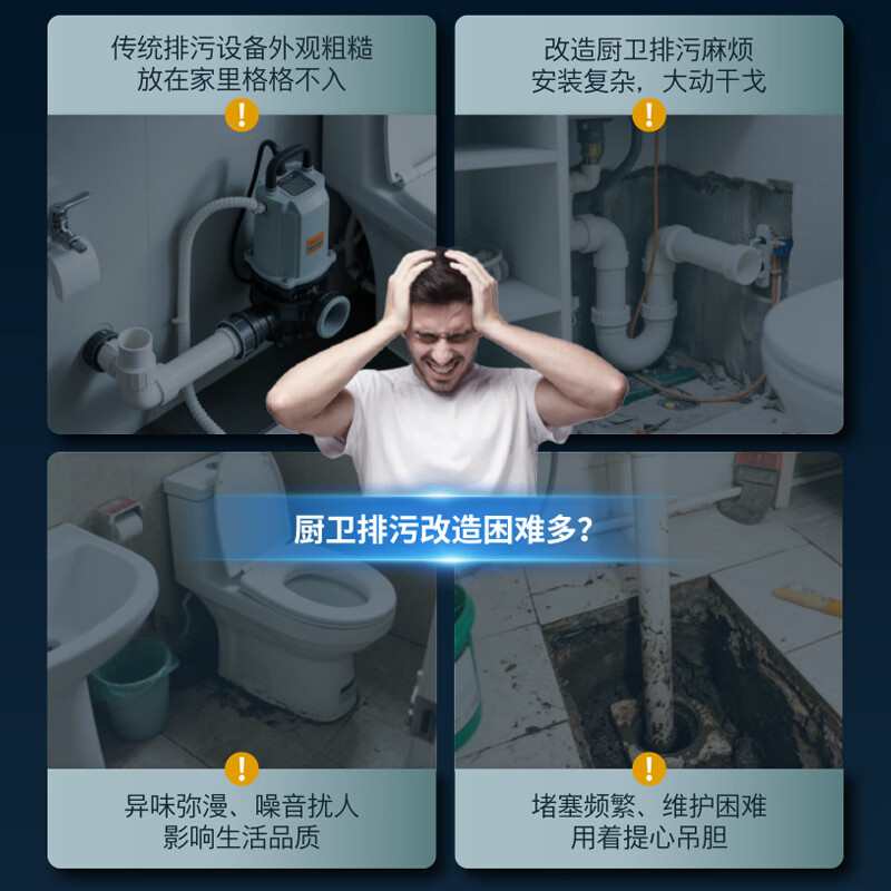 WILO Wilo sewage lift pump basement household lift sewage pump DrainLift MINI1 XS