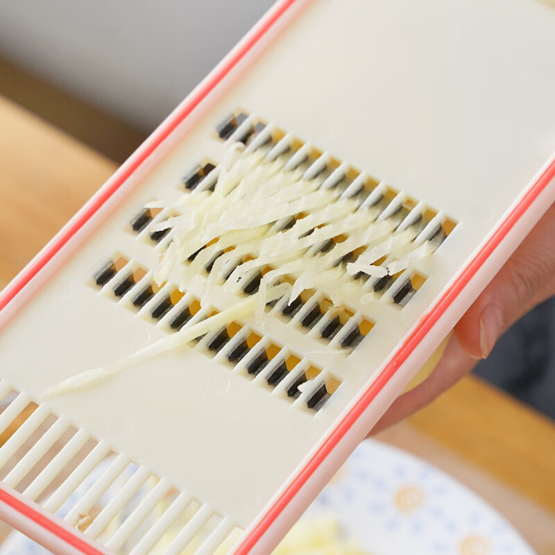 Qinhuo grater, grater, potato shreds, cucumber shreds, radish shreds, kitchen multifunctional stainless steel shredder 1 piece