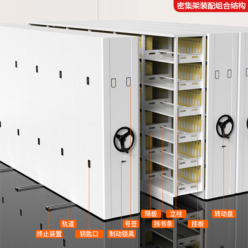 Kaiyuan Customized fixed single-sided compact cabinet with door