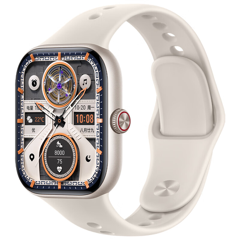 Vivo iQOO WATCH GT2 15% national subsidy 2.07-inch ultra-bright panoramic screen E-sports mode 2.0 smart watch starburst white Bluetooth version-soft rubber