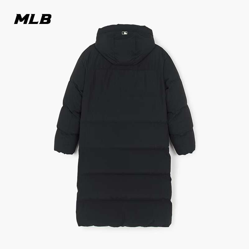 MLB down jacket for men and women, 2025 latest basic versatile long style 3ADJB2356-50BKS-M