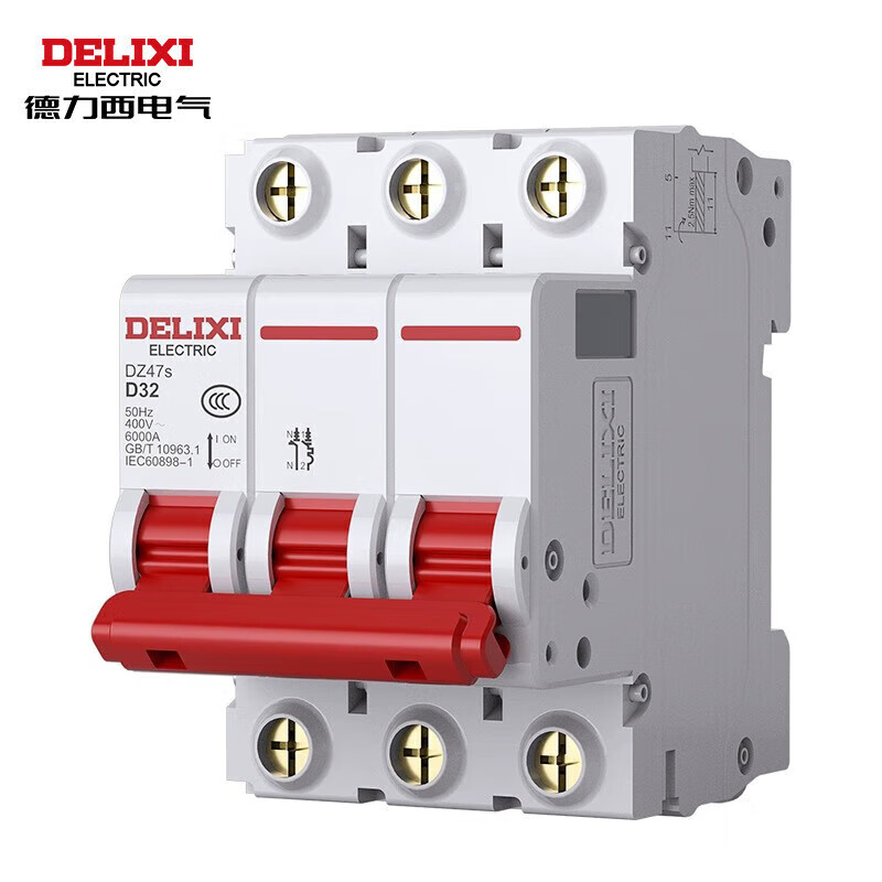 Delixi Electric air switch miniature circuit breaker air switch household DZ47s 1P D type 16A