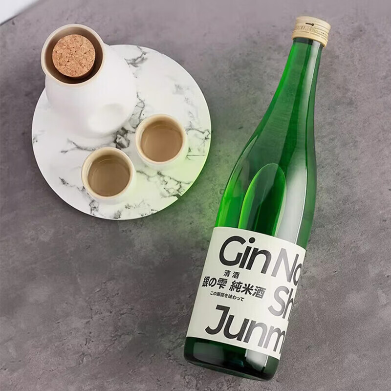 Ginshizuku Junmai Sake 1.8L Japanese original bottle imported from Kitododo Brewery Japanese food ration wine