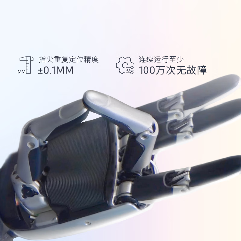CASBOT Lingbao Robot Highly Integrated Universal Lightweight Version Dexterous Hand Handle-L1 Intelligent Bionic Hand Mechanical Arm Five-Finger Dexterous Hand Robot Intelligent and Efficient Grasping Standard Version - Left Hand