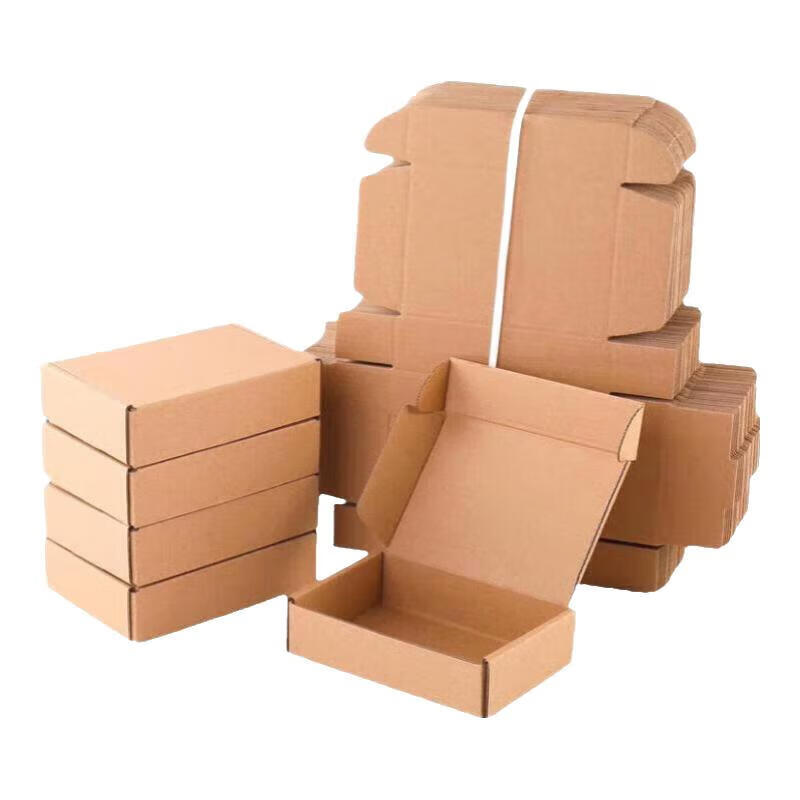 Thickened extra hard airplane box express carton flat custom cigarette packaging box three-layer high-quality extra-hard packaging carton three-layer super hard T4H (25*20*7) 3 pieces