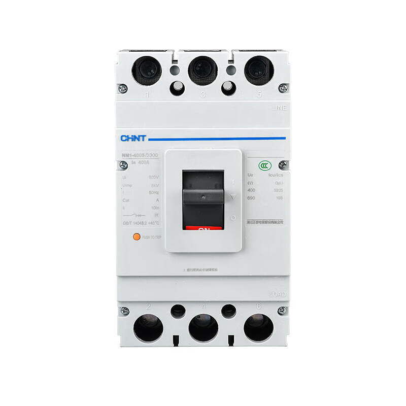Chint plastic case circuit breaker air switch series 125A250A400A630A3p4p40a50a63a 4p 10A