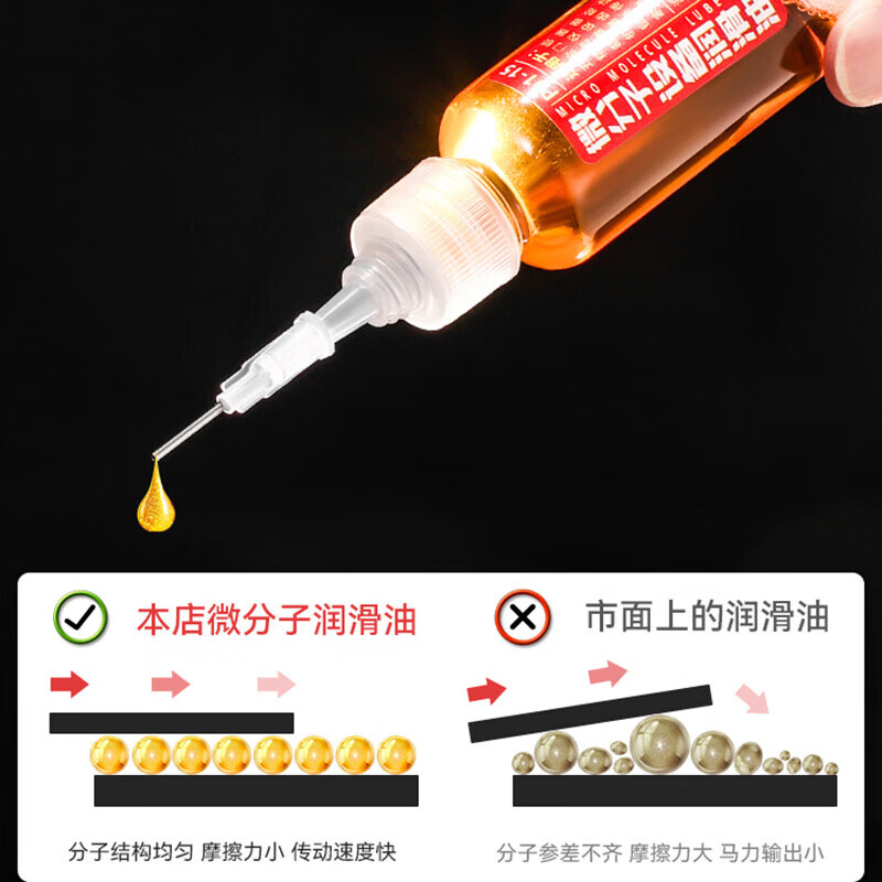 Mechanical lubricant, sewing machine oil, small bottle, household door noise, door shaft, door window, abnormal noise, door lock core, door hinge lubricant, lubricant 60ml*1 (needle 1)